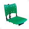 Cadeira para Barco Giratória Prática Dobrável com Suporte de Guarda Sol Verde - 2