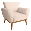 Ver imagem 3 de Conjunto Poltrona para Sala de Recepção Viana Linha Bege