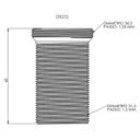 Ver imagem 2 de Porca Fixação Monocomando Importado 36,5 X 60 Mm - 191211 Blukit