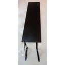 Ver imagem 3 de Kit 2 Prateleira Preta Mdf 60cm X 22cm com Mão Francesa Estante Sala Porta Objetos