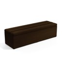 Ver imagem 1 de Calçadeira Baú Ursa 160 para Cama Queen A-011 Couro Marrom Aradecor