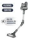 Ver imagem 2 de Aspirador de Pó Vertical sem Fio 2 em 1 Power Flex Polishop Cinza-Escuro 127/220V