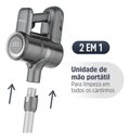 Ver imagem 6 de Aspirador de Pó Vertical sem Fio 2 em 1 Power Flex Polishop Cinza-Escuro 127/220V