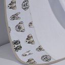 Ver imagem 2 de Cueiro Simples Tecebem Baby Agnes Malha Estampado kinder Bege