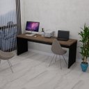 Ver imagem 2 de Mesa Presidente Escrivaninha 2 Metros X60 Espessura 40 Mm Atacadão Moveis Escritório