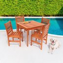 Ver imagem 3 de Cadeira 43cm x 89Xm Ecograndis Jardim Marrom/Jatobá