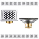 Ver imagem 1 de Ralo Inox 10x10 Anti Odor Kit 18 Uni Banheiro Anti Inseto Anti Corrosao Casa Cozinha Lavabo Seguro H