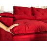 Sofá Retrátil e Reclinável 2,70m em Tecido Veludão C/pillow Nos Braços Athenas:vermelho/270cm - 7