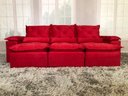 Ver imagem 6 de Sofá Retrátil e Reclinável 2,70m em Tecido Veludão C/pillow Nos Braços Athenas:vermelho/270cm