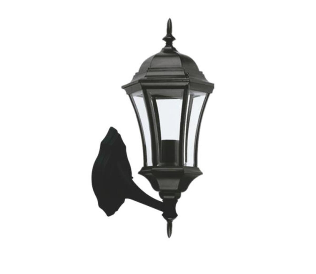 Arandela Colonial Clássica 6 Vidros 60cm em Alumínio Preto Lumavi