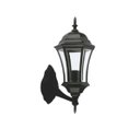 Ver imagem 1 de Arandela Colonial Clássica 6 Vidros 60cm em Alumínio Preto Lumavi