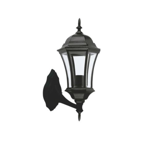 Arandela Colonial Clássica 6 Vidros 60cm em Alumínio Preto Lumavi