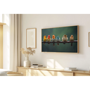 Ver imagem 1 de Quadro Decorativo N°45 85x50cm - Panorâmico Pássaros na Chuva - Rollflex