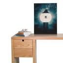 Ver imagem 2 de Quadro Decorativo Infantil - Rapunzel e o Castelo na Lua