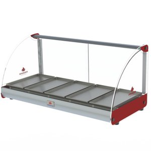 Estufa de Aquecimento Curva Alimentos 5 Bandejas 500w Prv-05e Vermelho 127v - Progás P38923
