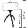 Mini Tripé Flexível com Clipe Ajustável para Smartphone Bolinha - 2