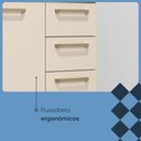 Ver imagem 6 de Balcão de Cozinha para Pia 120 Cm Mad Versalhes 3 Portas 2 Gavetas Freijó/soft - Kits Paraná