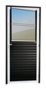Ver imagem 1 de Porta de Sala Alumínio 86 Esq V.Refl.Mix Preto Brimak