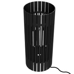 Luminária de Chão MDF TORRE DE PISA:Preto/60x25cm - 2