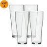 Conjunto 4 Copos de 330ml Alto Cerveja Chopp Descartável Top - 6