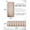 Kit 8 Módulos Cabeceira de Cama Box Casal Queen Estofada  1,60mx45cm - 4