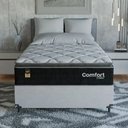 Ver imagem 6 de Cama Box Viúva + Colchão Comfort Class Pillow Top 128x188 Preto/suede Branco