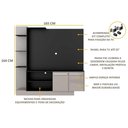 Ver imagem 3 de Estante com Suporte TV 55'' Denver Multimóveis V3069