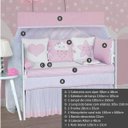 Ver imagem 2 de Kit Berço com Mosquiteiro 11 Peças Nanda Isadora Design