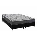 Ver imagem 1 de Cama Box Queen: Colchão Ortopédico Ortobom D33 Anatômico Iso 100 Ultra Firme + Base Crc Suede
