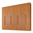 Ver imagem 2 de Guarda-roupa Casal Taurus 8 Portas 4 Gavetas Cinamomo - Pnr Móveis