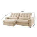 Ver imagem 6 de Sofá Classic Linho 02 Módulos 90 Cm B25 Cm Meu Sofá Online