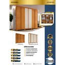Ver imagem 5 de Guarda Roupa Porto 6 Portas Ripado 4 Gavetas 10 Prateleiras - Benetil