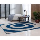 Ver imagem 2 de Tapete Sala Toque Macio 2,00x2,50 Linha Design Antid. Azul Organic Des 10