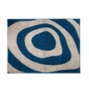 Ver imagem 1 de Tapete Sala Toque Macio 2,00x2,50 Linha Design Antid. Azul Organic Des 10