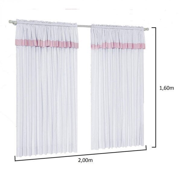 Cortina Infantil 2,00mx1,60m Nanda Isadora Design - 3