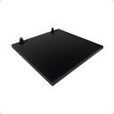 Ver imagem 1 de 1 Prateleira Preta 30X30 Com Suporte Flutuante Mdf Organizadora Decoração Cozinha Quarto Banheiro