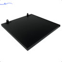 Ver imagem 2 de 1 Prateleira Preta 30X30 Com Suporte Flutuante Mdf Organizadora Decoração Cozinha Quarto Banheiro