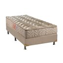 Ver imagem 1 de Cama Box Solteiro: Colchão Espuma D33 Paropas Pasquale + Base CRC Suede Clean(88x188)