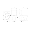 Ver imagem 2 de Caixa Acoplada Acesso Plus/zip/flamingo 3/6 Lts Branco Pne/pcd - Incepa Roca/incepa