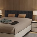 Ver imagem 1 de Cabeceira Modular Estofada Adesiva Autocolante Queen 1,60 - Preto