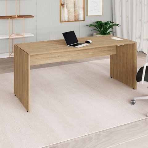 Mesa Diretor Premium Dinâmica 1,7 m X 0,70 m Corporativa com Bordas em 45° e Caixa de Tomadas F5