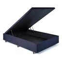 Ver imagem 1 de Box Bau Blindado Suede- Viuva 128x188x38 - Novo:azul