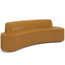 Ver imagem 1 de Sofá 4 Lugares para Sala de Estar Living 230cm Koane D06 Sintético Caramelo - Mpozenato