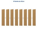 Ver imagem 4 de Painel Liso para TV 86 Polegadas Planejado 320x250cm Aruá CabeCasa MadeiraOriginals Marrom/Jatobá
