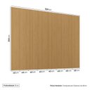 Ver imagem 3 de Painel para Tv até 86 Polegadas 250cmx320cm Liso Aruá CabeCasa MadeiraOriginals
