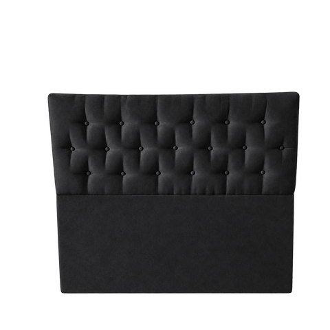Cabeceira de Cama King:Suede Preto/King