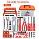Ver imagem 1 de Kit Caixa de Ferramentas e Acessórios - Brinquedo 39 Peças