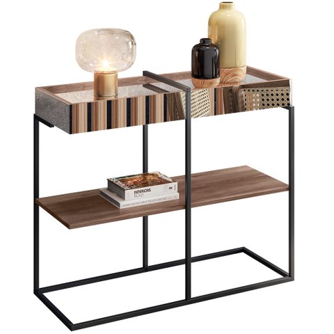 Aparador Decorativo Espelhado Industrial D01 Design Demolição