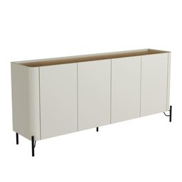Balcão Buffet 180cm Porta Lisa 100% Mdf com Pés em Metal - 2
