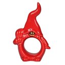 Ver imagem 1 de Porta Guardanapo Papai Noel Cerâmica Vermelho Dourado 11,5x7x3 D’Rossi